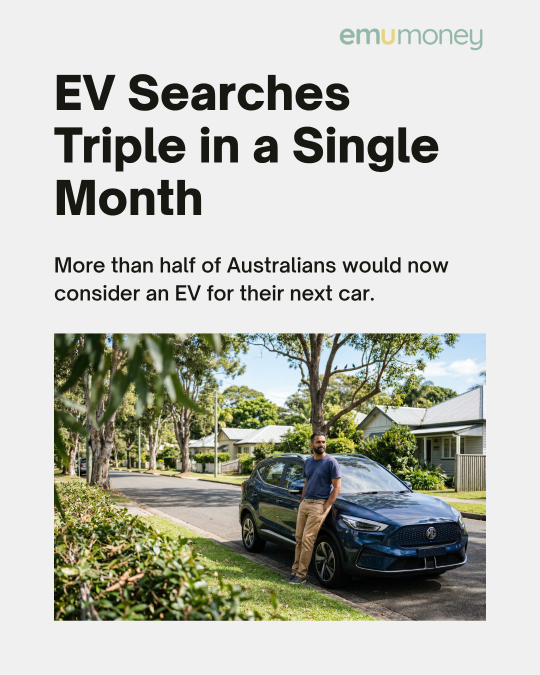 EV Searches Triple in a Month